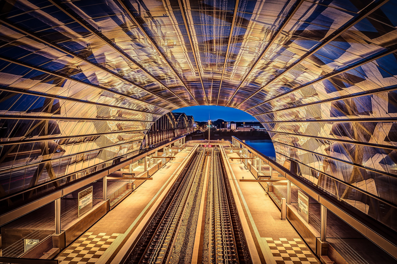 U-Bahnhof Elbbrücken in Hamburg 