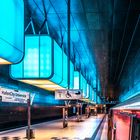 U-Bahnhof HafenCity Universität / RGB-blau