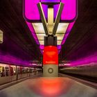 U-Bahnhof HafenCity Universität / RGB-lila