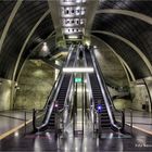 U-Bahnhof Heumarkt zu Köln am Rhein ....