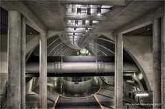 U-Bahnhof Heumarkt zu Köln am Rhein ....