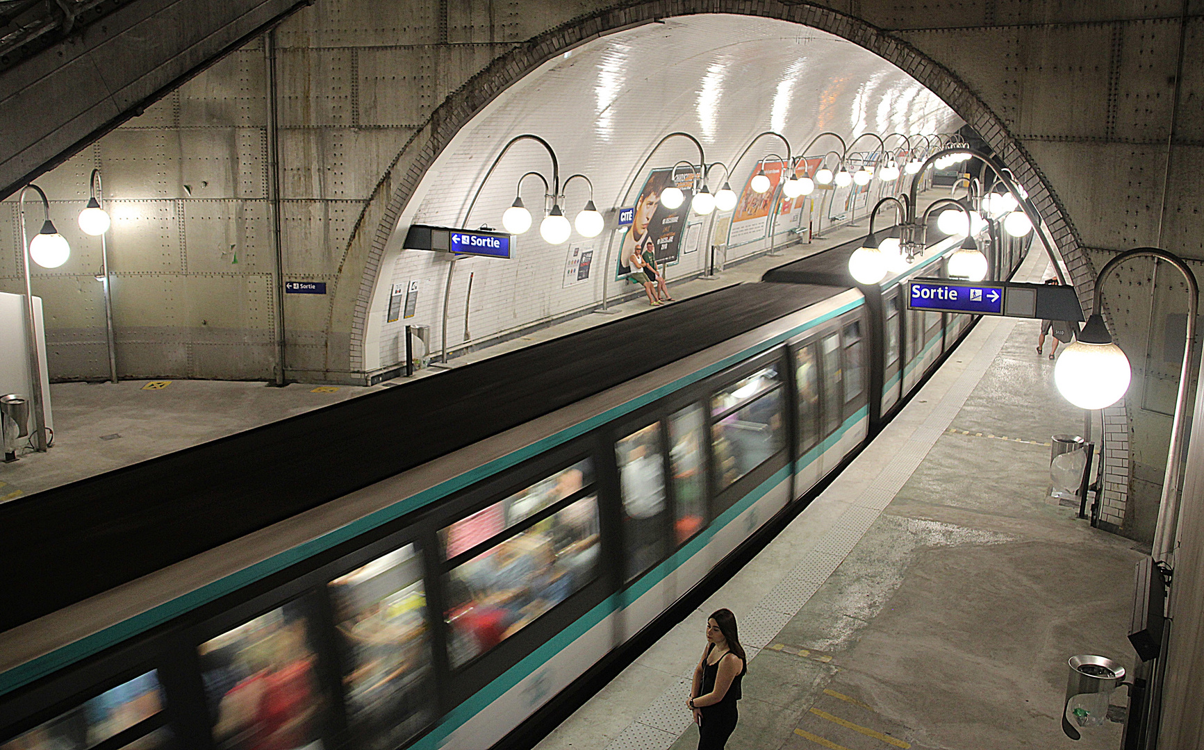 U-Bahnhof im Zentrum von Paris