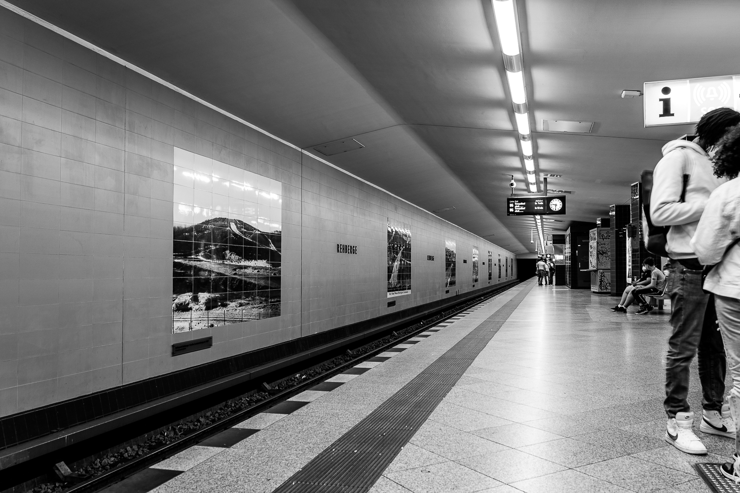 U-Bahnhof in Berlin Rehberge