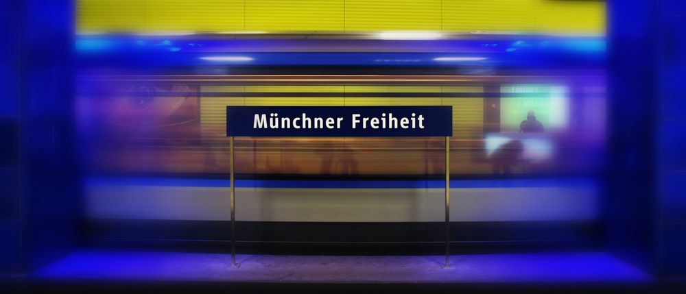 U Bahnhof "Münchner Freiheit"