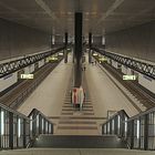 U-Bahnstation im Hauptbahnhof Berlin