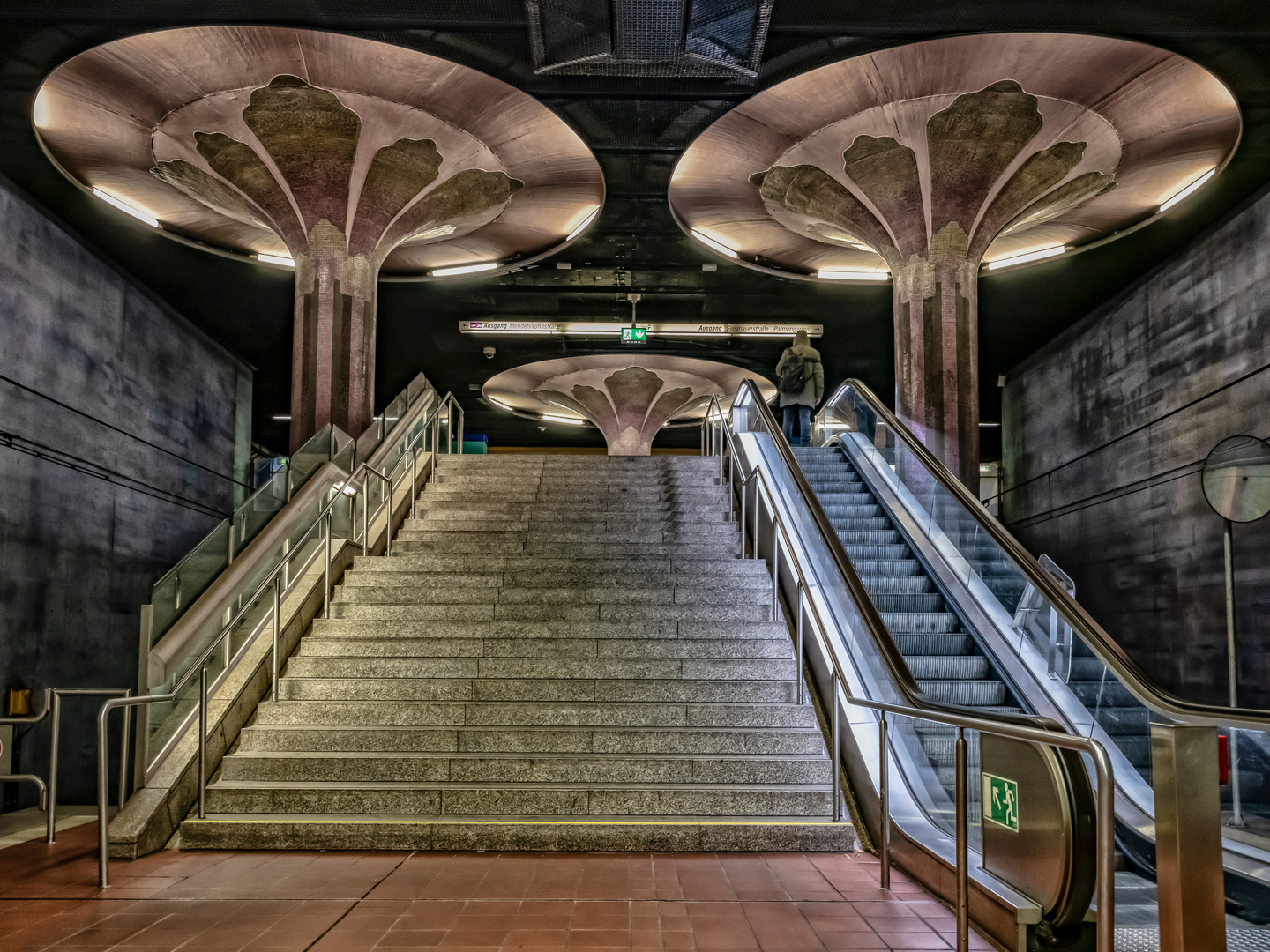 U-Bahnstation in Frankfurt