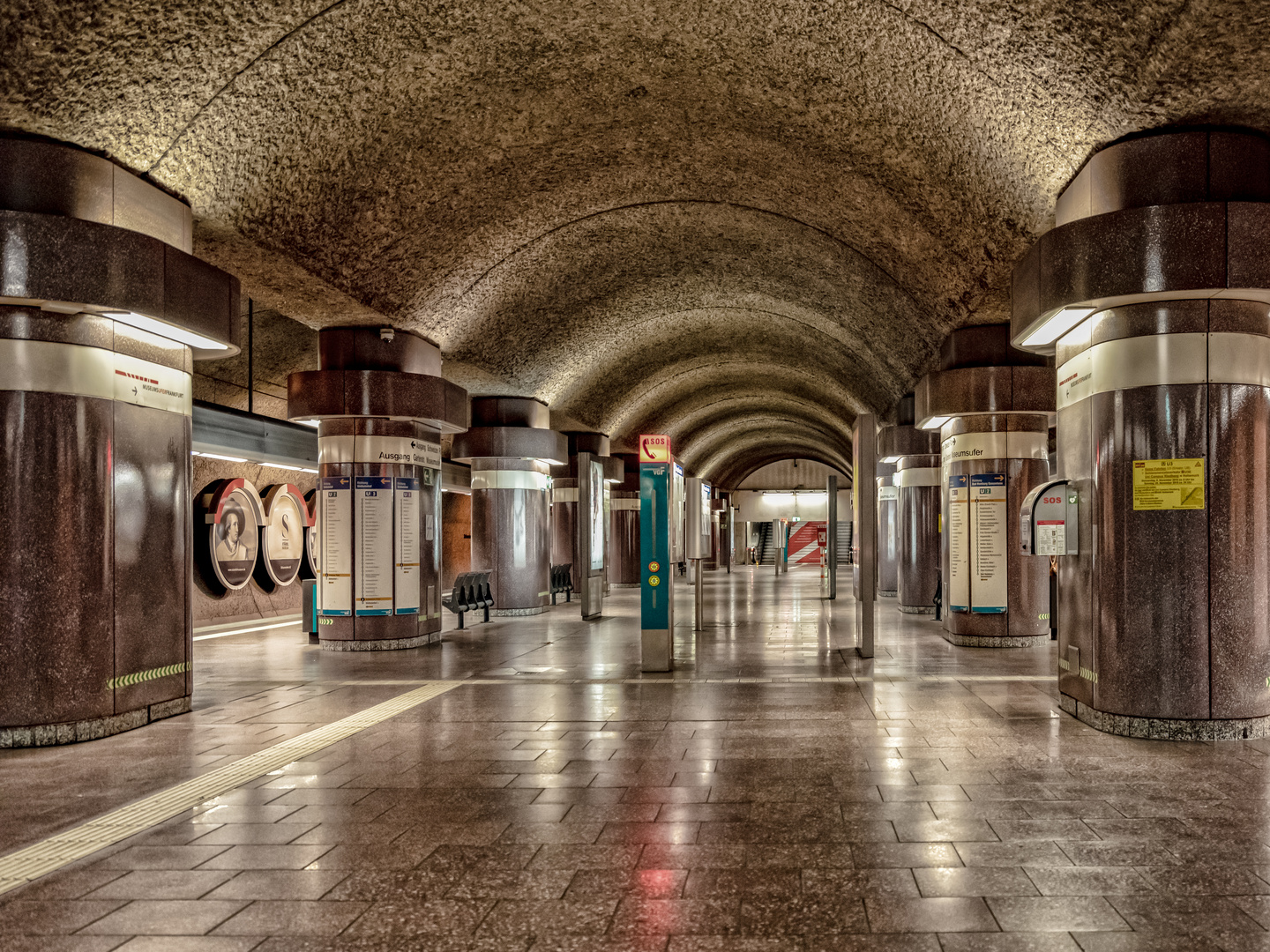 U-Bahnstation in Frankfurt