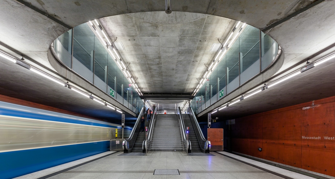 U-Bahnstation München - Messestadt West