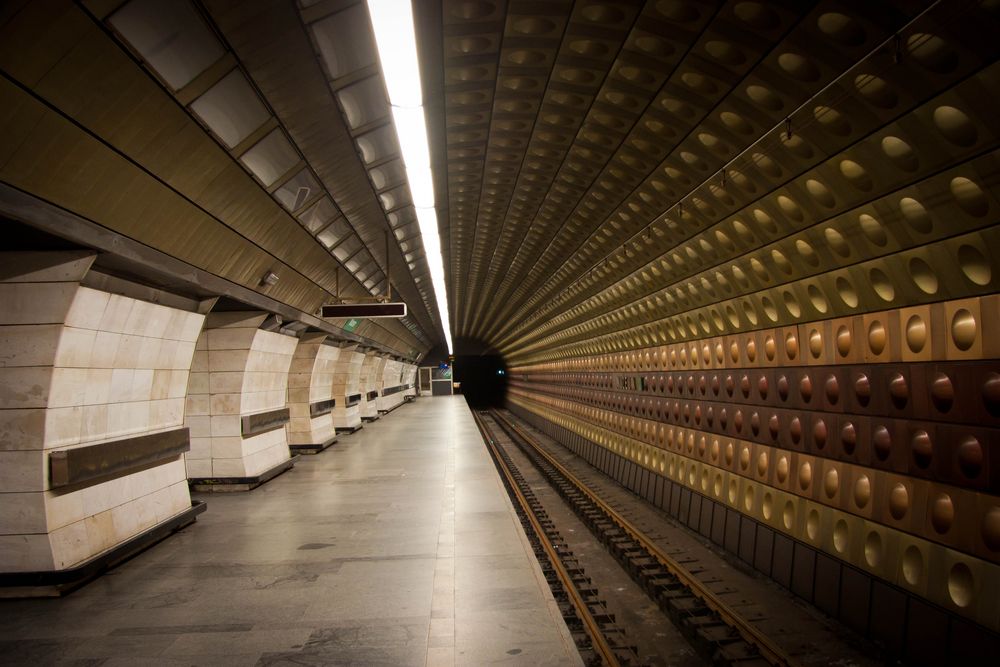 U Bahnstation Muzeum Prag