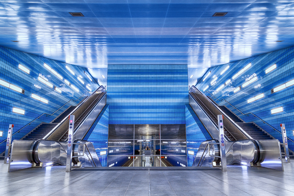 U-Bahnstation Überseequartier in Hamburg