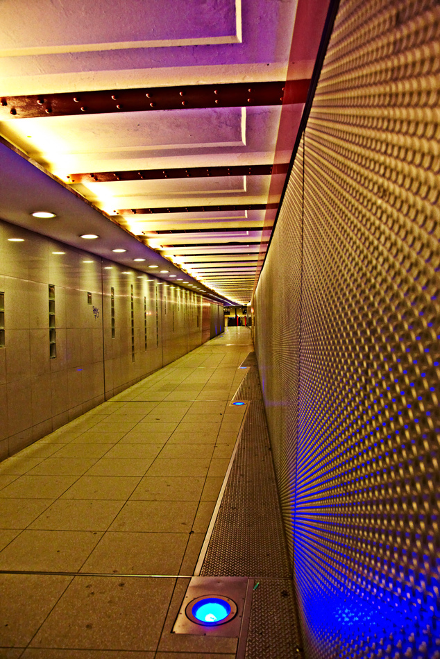 U-Bahntunnel Blau