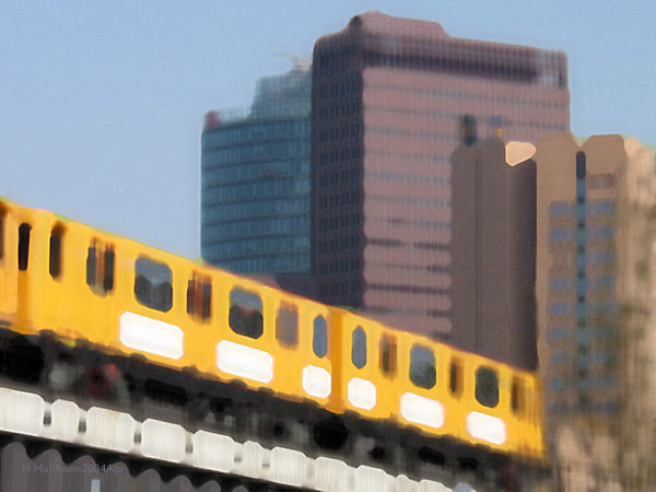 U-Bahnzug Richtung Potsdamer Platz