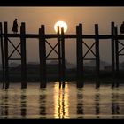 U Bein Bridge at dusk