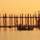 U-Bein Bridge bei Sonnenuntergang