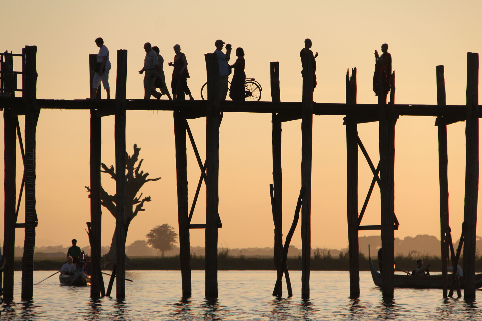 U-Bein-Brücke in Myanmar