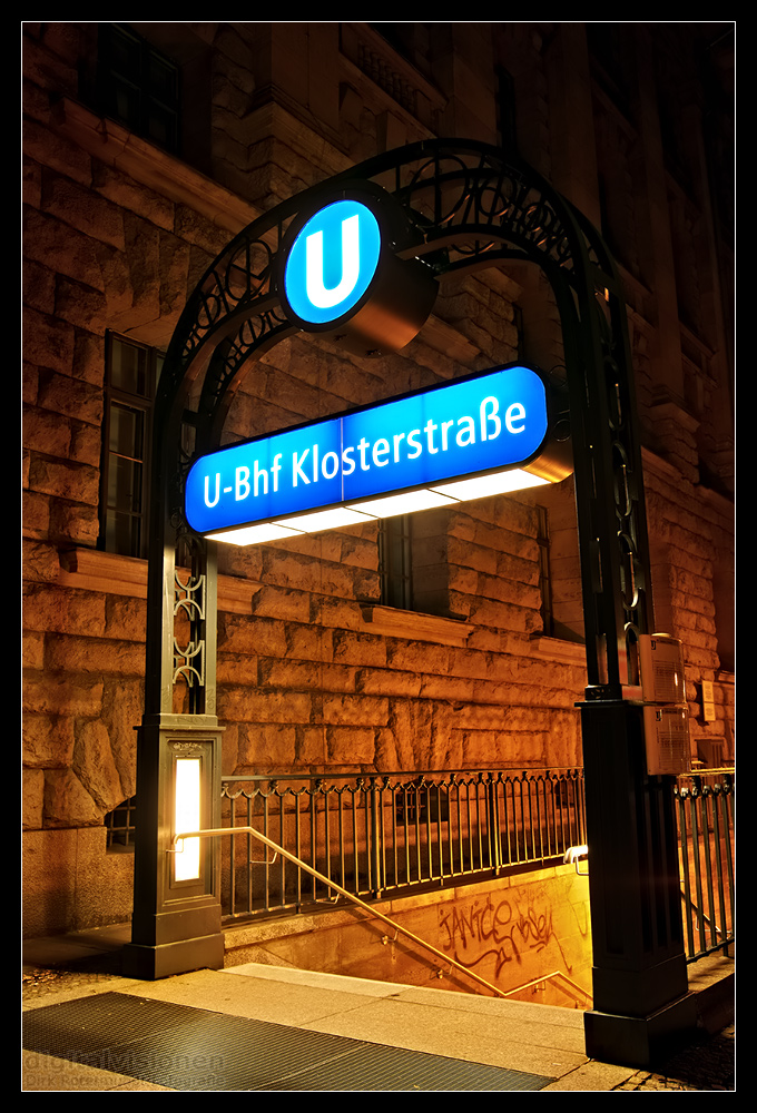 U-Bhf Klosterstraße /.2