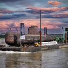 U-Boot auf dem Rhein ....