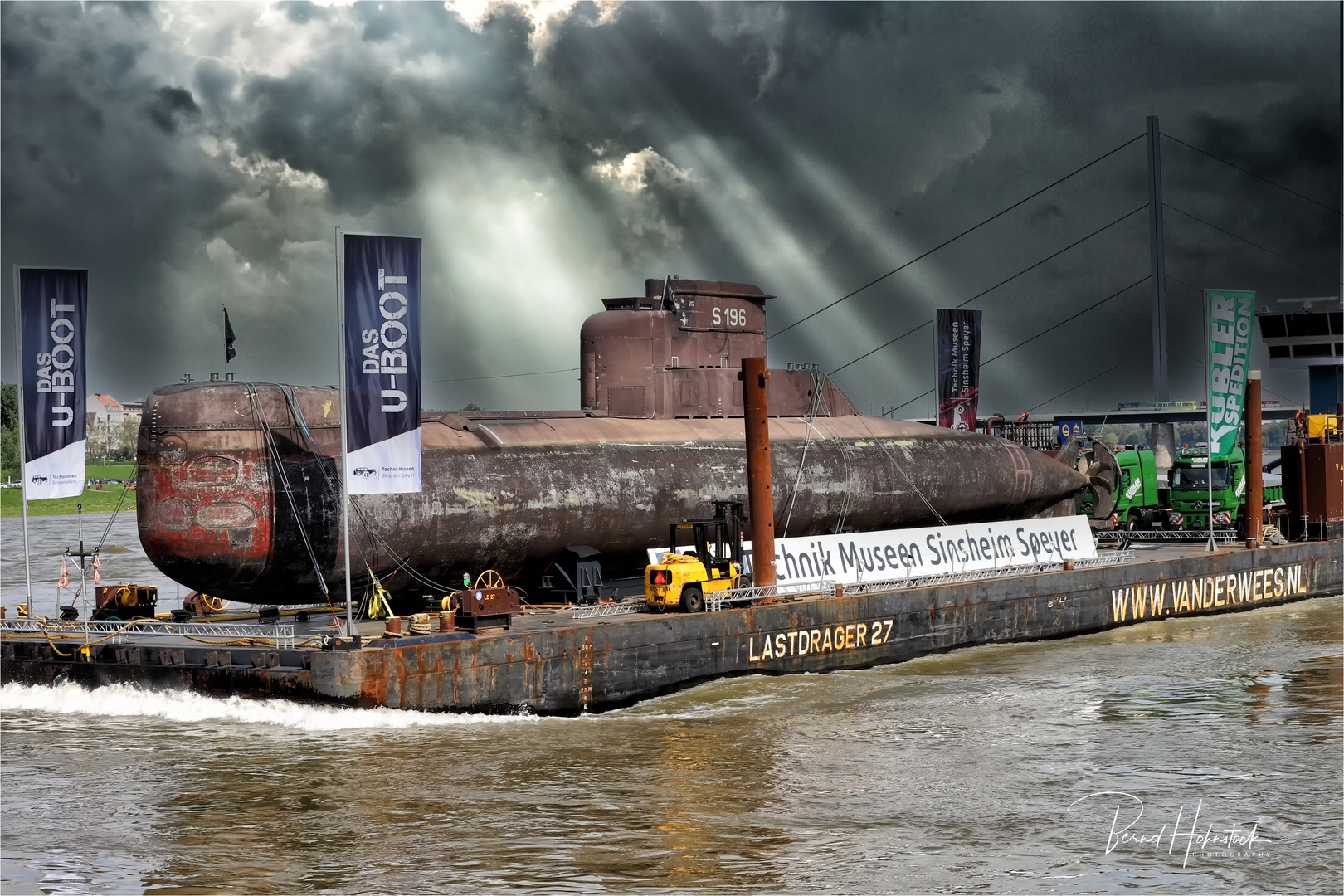 U-Boot auf dem Rhein ....