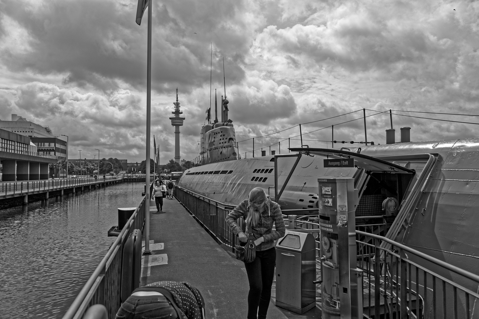 U Boot im Bremer Hafen