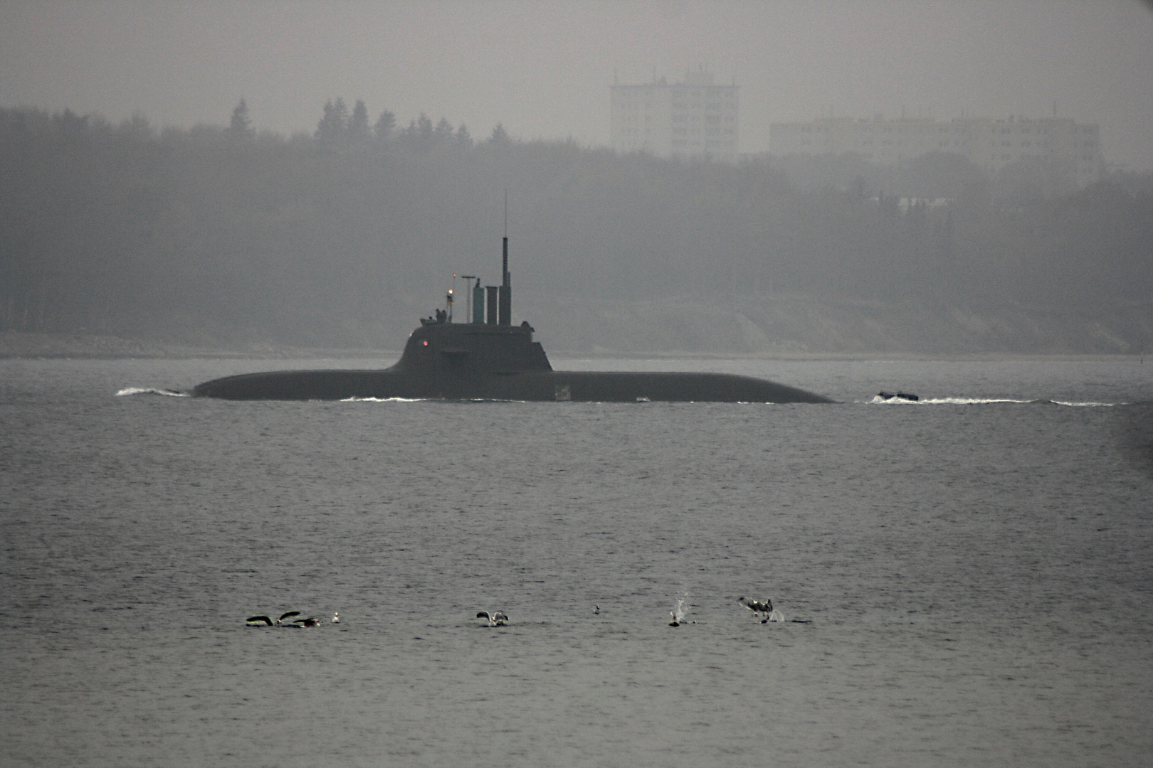 U-Boot im Nebel