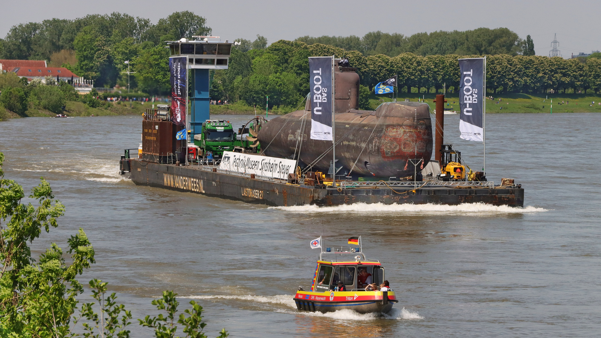 U-Boot U17 in Neuss an der Erftmündung  © 