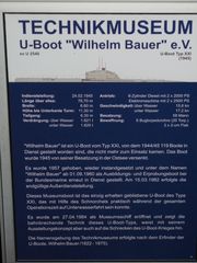 U-Boot Wilhelm Bauer Specs