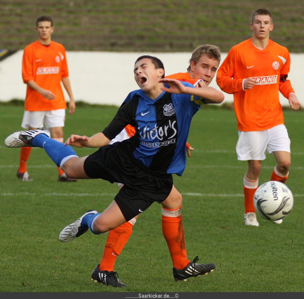 U17 - 1.FC Saarbrücken - FSV Mainz 05 - Saarkicker.de