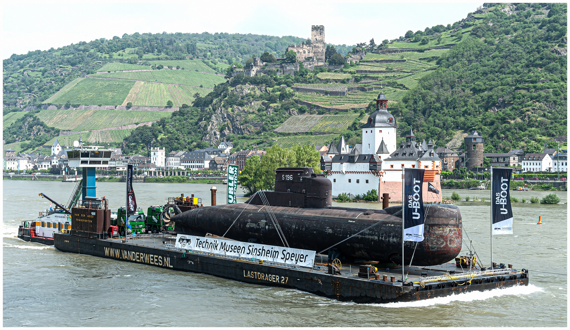 U17 und die Burg Pfalzgrafenstein