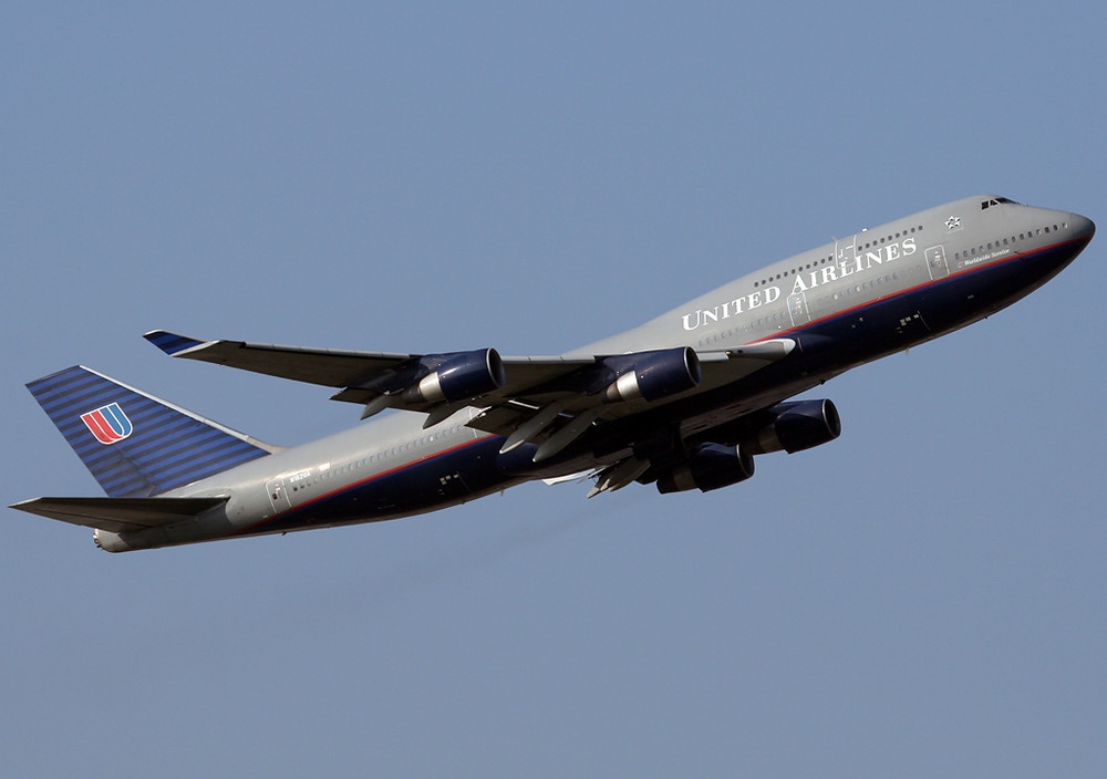 UA 747in FRA