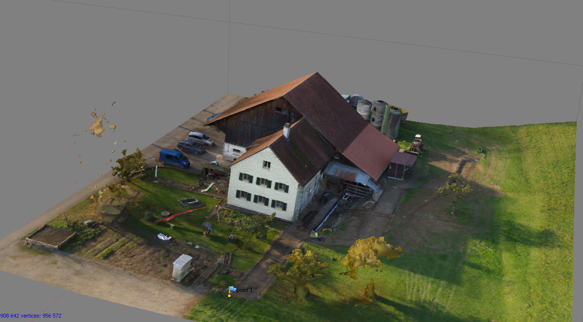 UAV Vermessung Bauernhof Schweiz - GSD 5mm