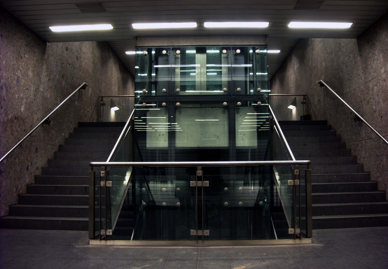 Ubahn Station Aufgang in München