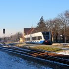 UBB vor Bahnhof Zinnowitz