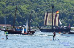 Ubena von Bremen bei der Auslaufparade der Kieler Woche