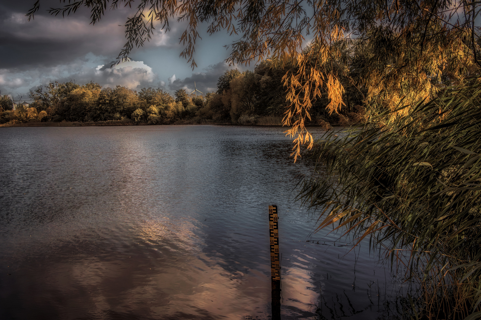 Uckermarkseenherbstabendlicht