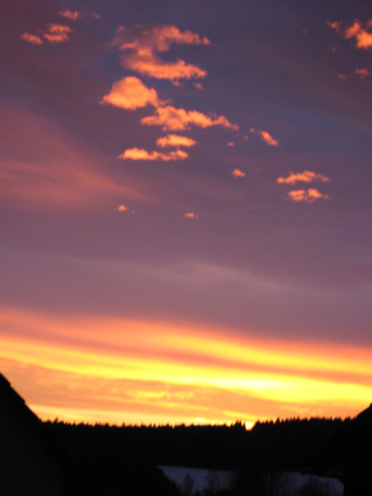 übelst toller sonnenaufgang