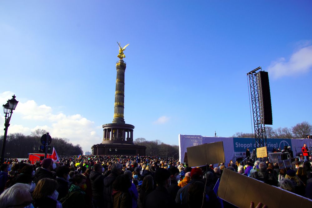 Über 100.000 protestieren gegen Putin