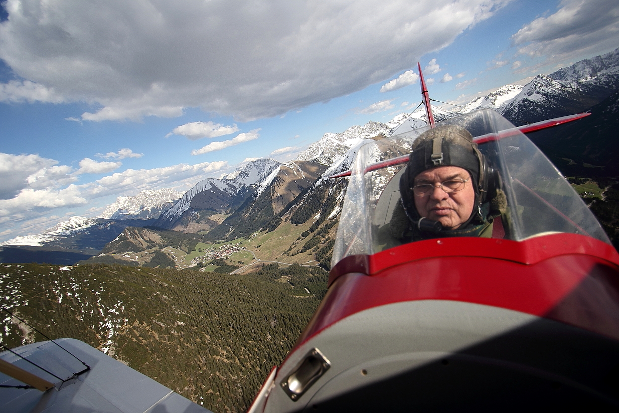  über Berwang - der Heimat des Piloten 