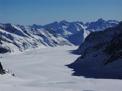 Ueber dem Aletschgletscher