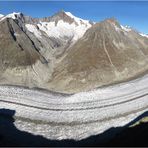 Über dem Aletschgletscher