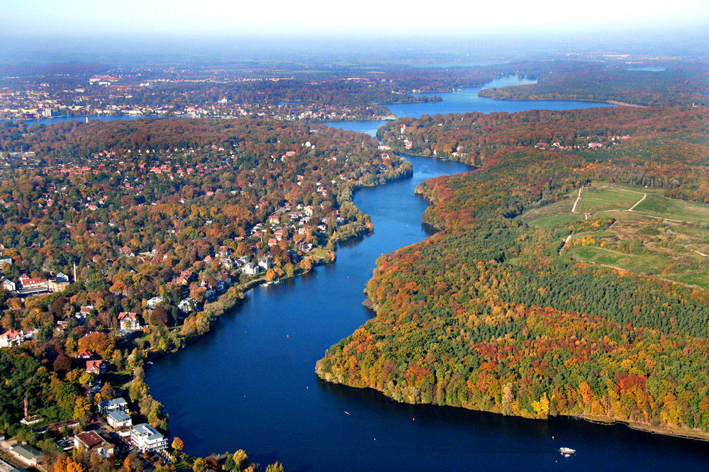 Über dem Griebnitzsee