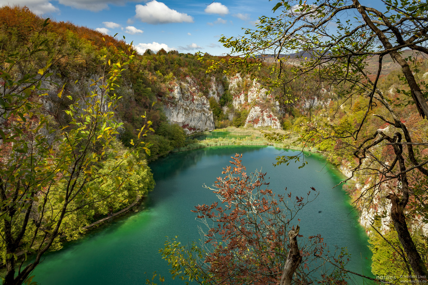 Über dem grünen See