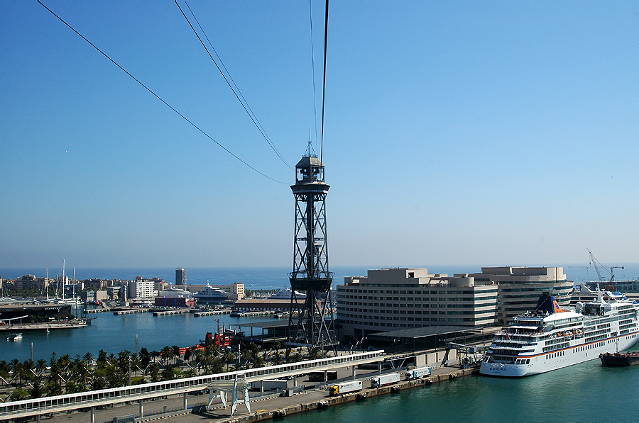 über dem Hafen von Barca