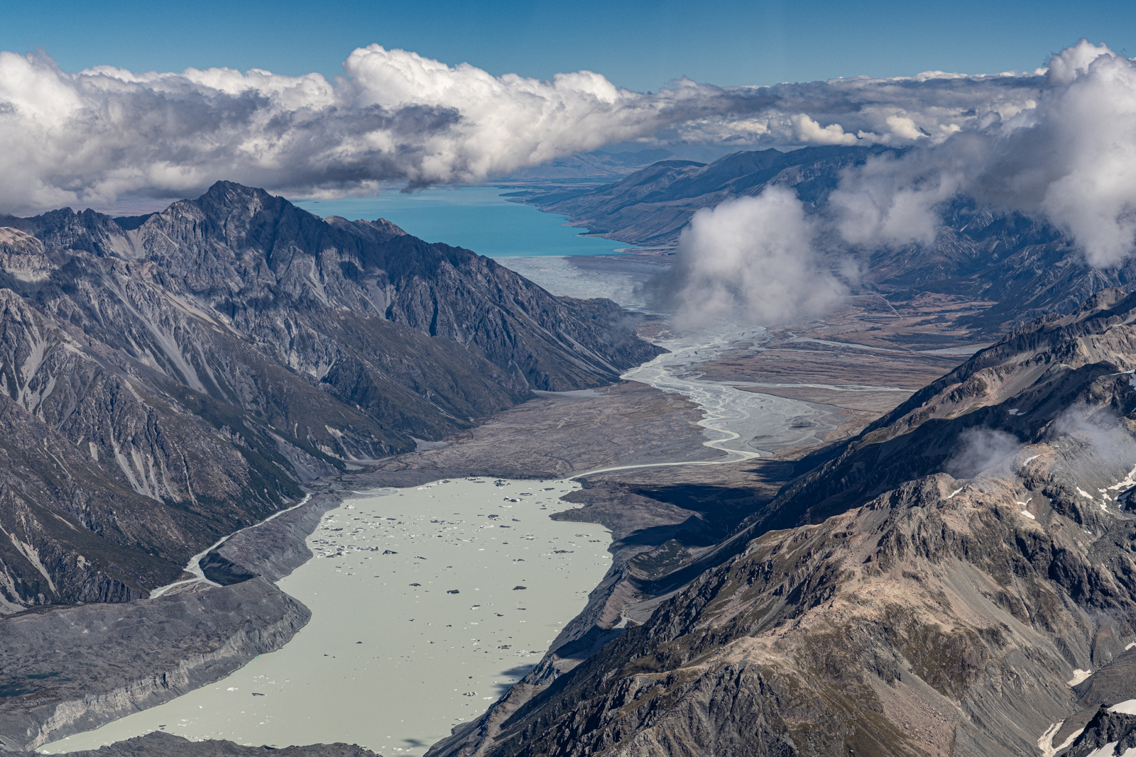 Über dem Mount Cook National Park - NZ