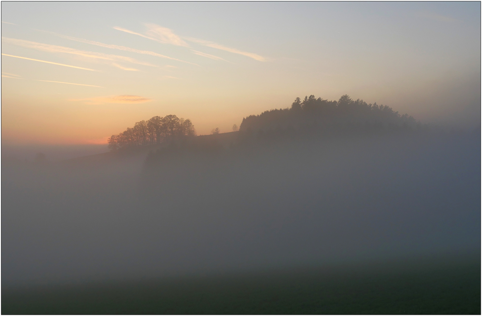 über dem Nebel