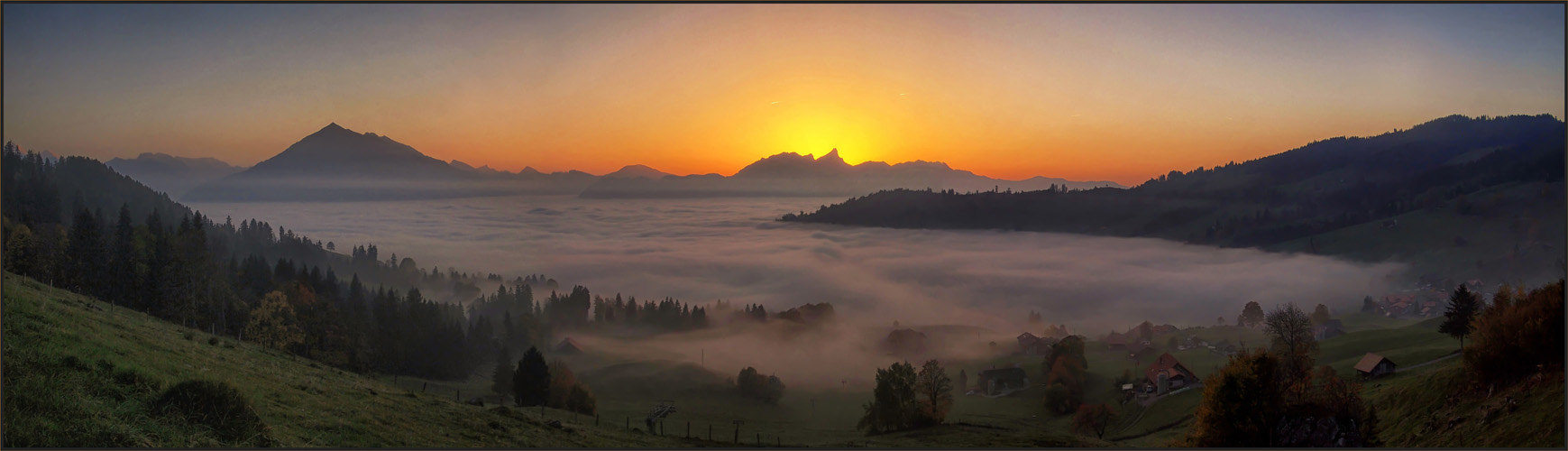 Über dem Nebel...