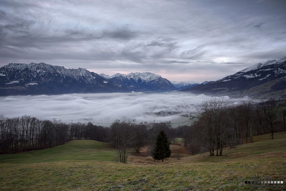 Über dem Nebel