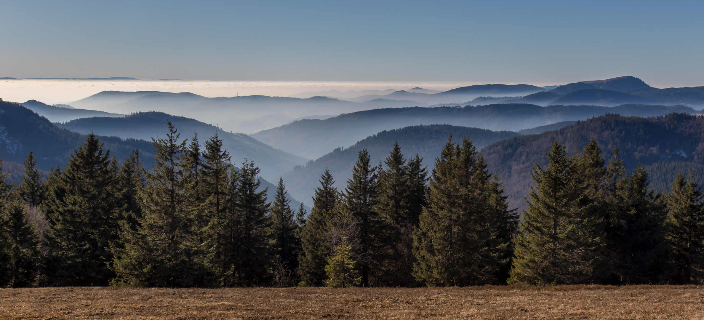 Über dem Nebel...