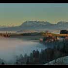 Über dem Nebel. Blick auf den Pilatus.