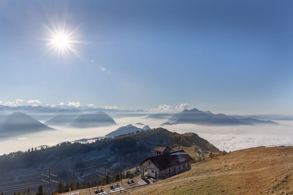 ...über dem Nebel...