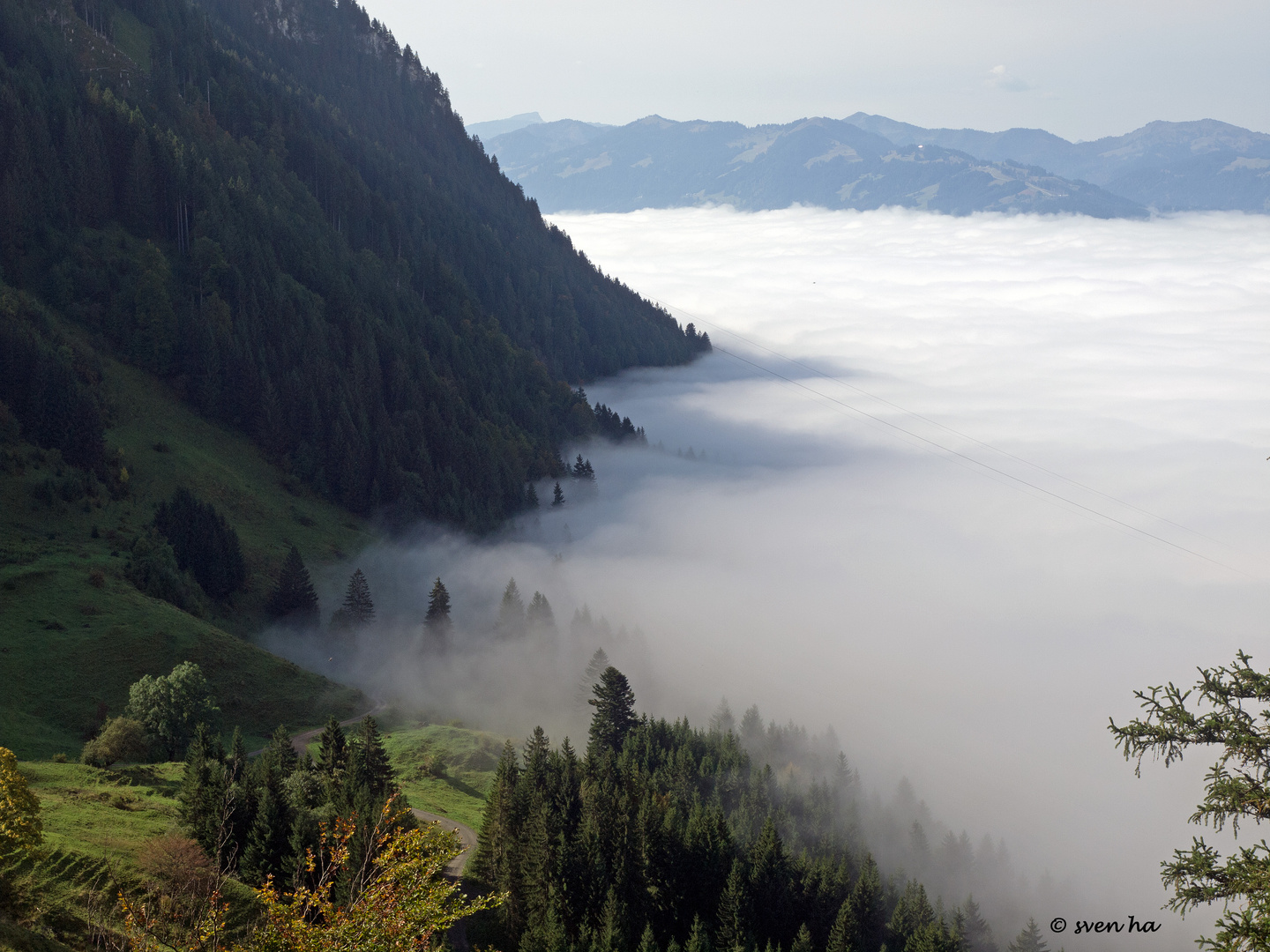 Über dem Nebel ..........